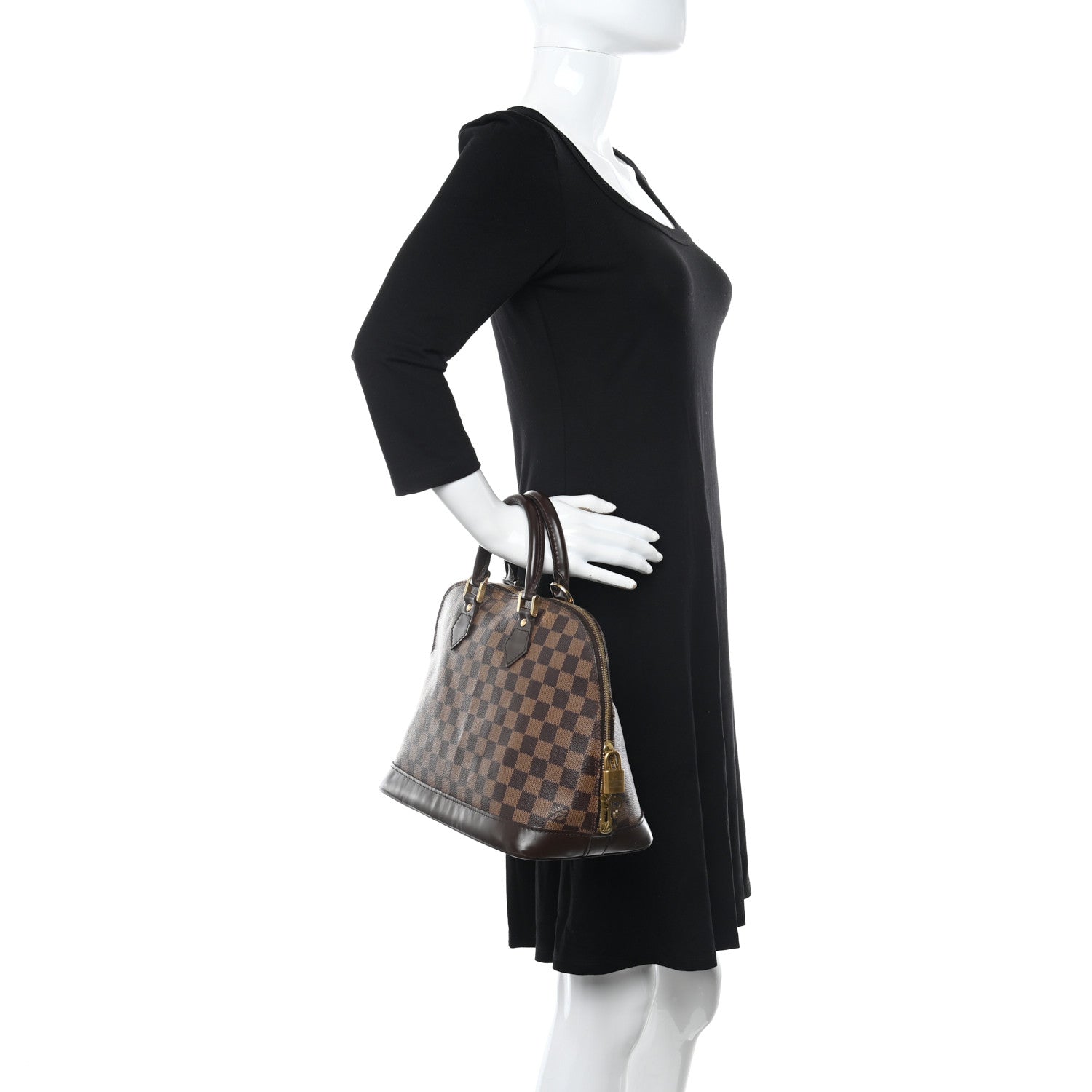 Louis Vuitton Damier Ebene Alma MM 2 of 16
