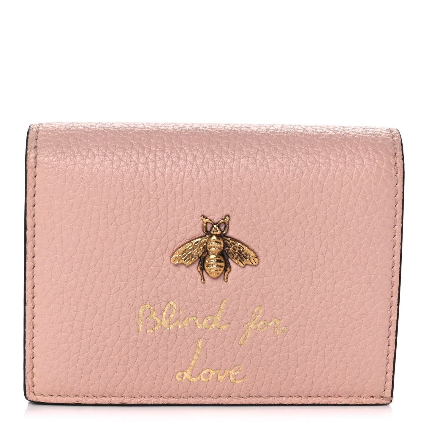 Cellarius Calfskin Blind for Love Animalier Card Case Perfect Pink