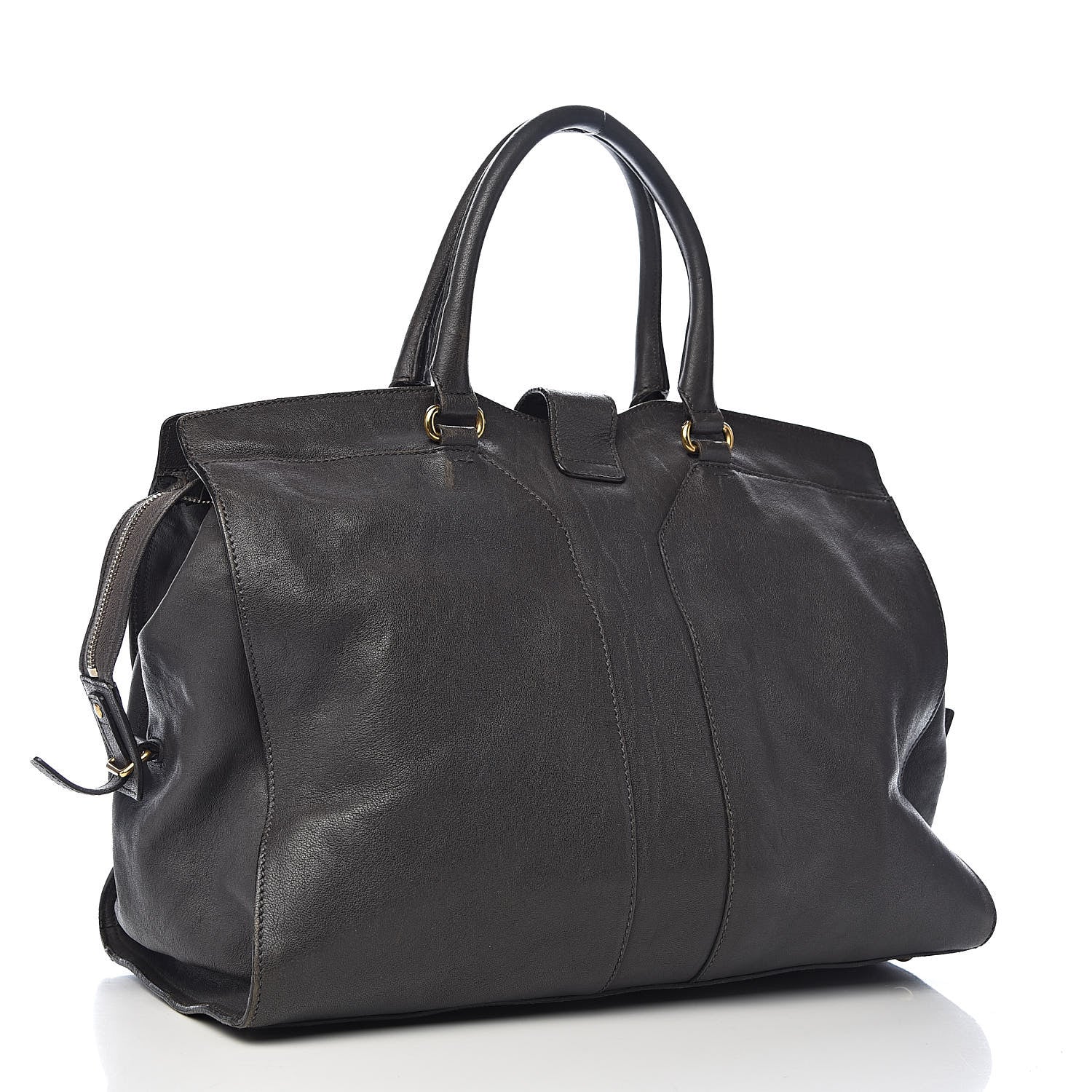 Saint Laurent Sheepskin Large Cabas ChYc Grey 3 of 30