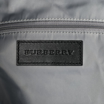 Burberry Nylon Check Small Buckleigh Packable Tote Birch Grey 6 of 14