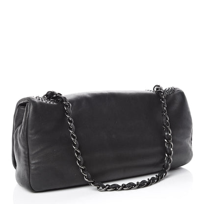 Chanel Lambskin Studded CC East West Flap Black 3 of 16