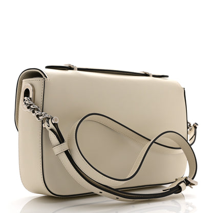 Gucci Senna Calfskin Petite GG Top Handle Shoulder Bag Mystic White 3 of 11