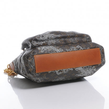 Louis Vuitton Monogram Dentelle Fersen Silver 4 of 8