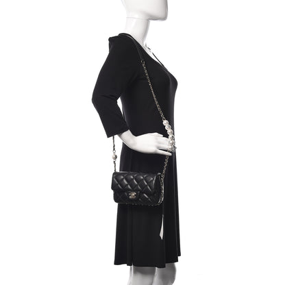 Chanel Lambskin Quilted Mini My Precious Flap Black 2 of 11