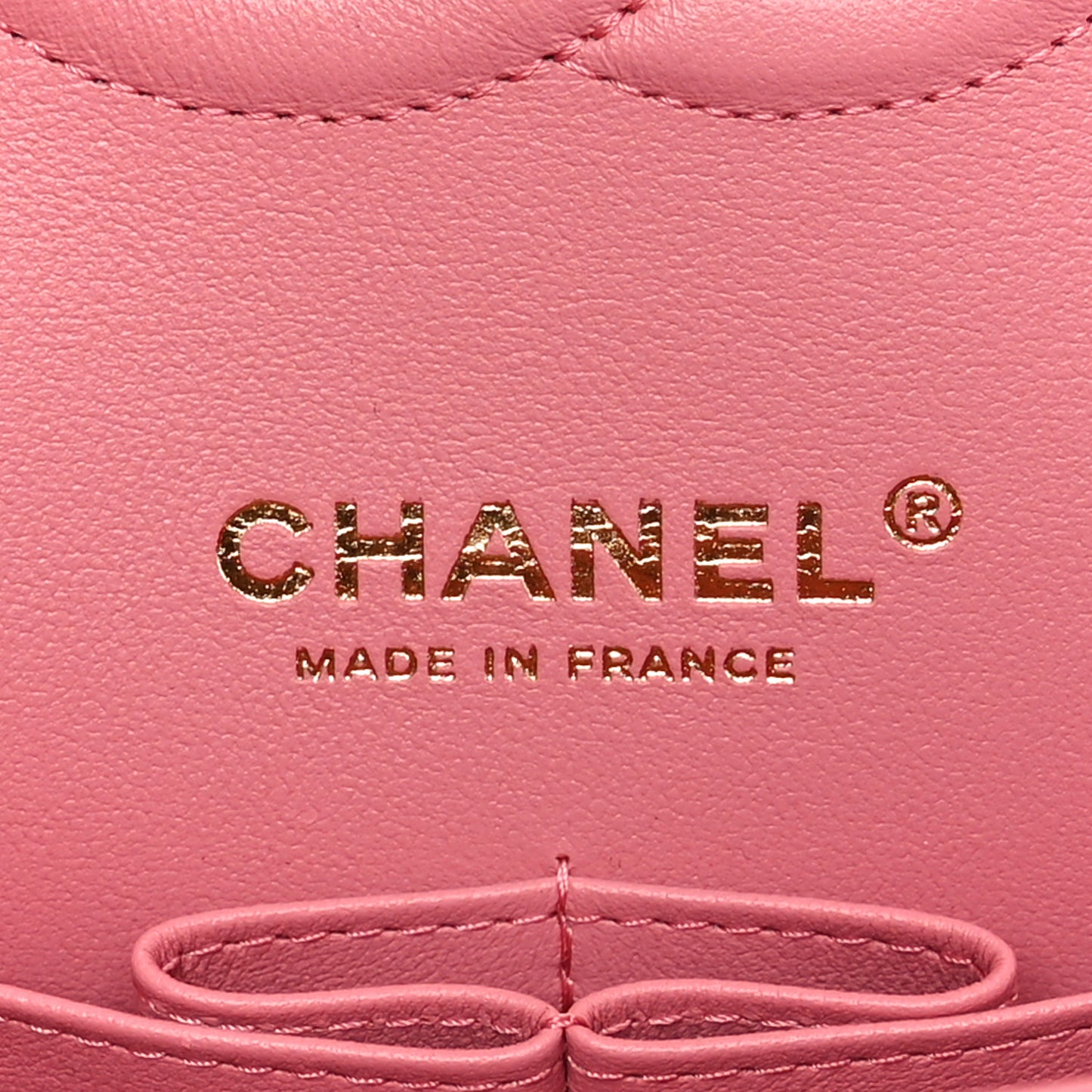 Caviar Quilted Medium Double Flap Pink
