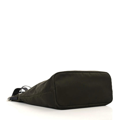 Prada Tessuto Nylon Saffiano Tote Mimetico Black 3 of 10