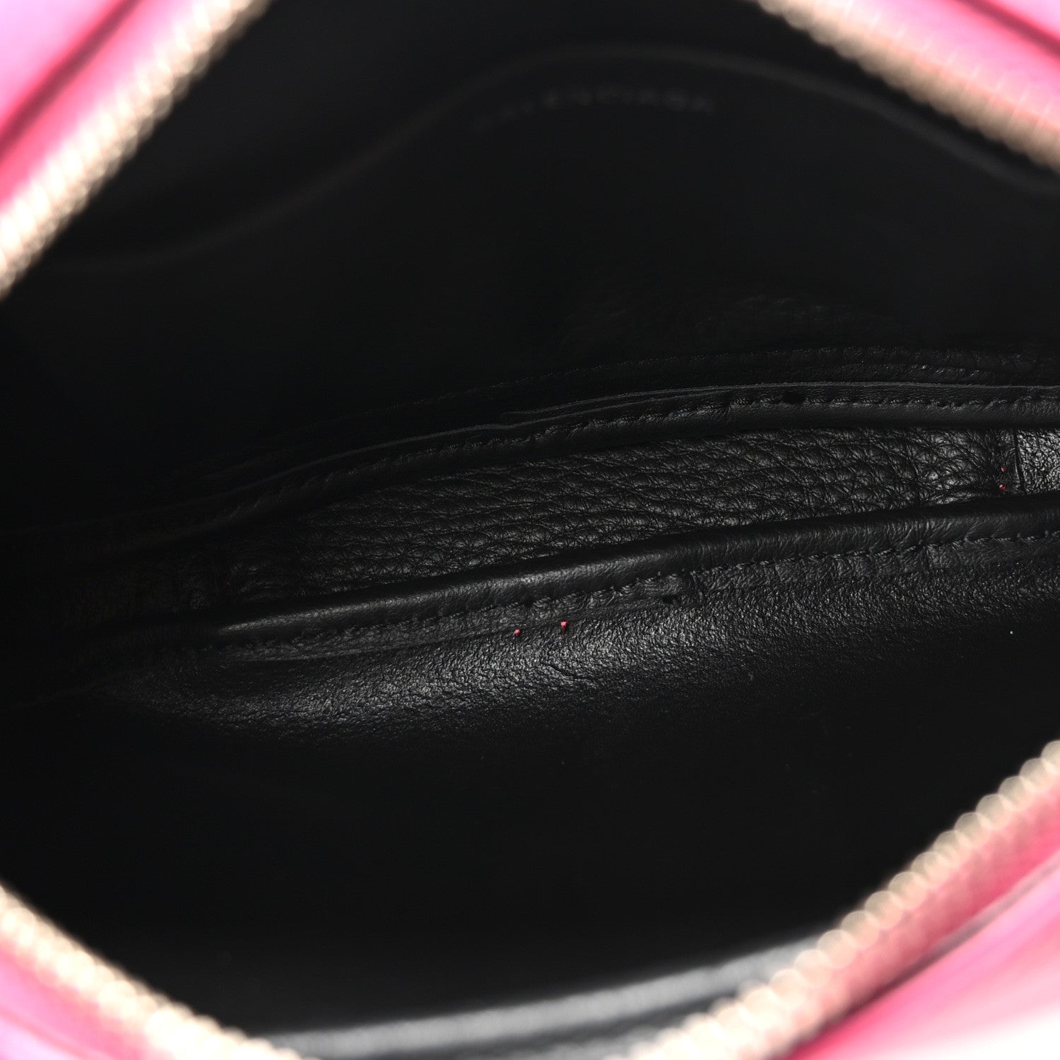 Balenciaga Calfskin Logo XS Everyday Camera Bag Rose Indien Black 5 of 9
