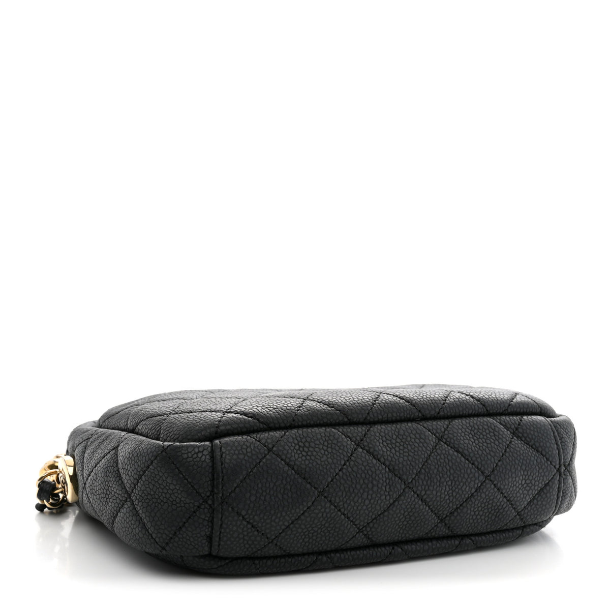 Chanel Iridescent Caviar Quilted Small Coco Tassel Camera Case Black 4 of 10