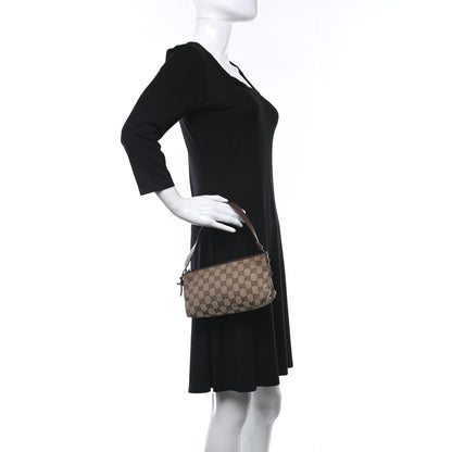 Gucci Monogram Shoulder Bag Dark Brown 2 of 12