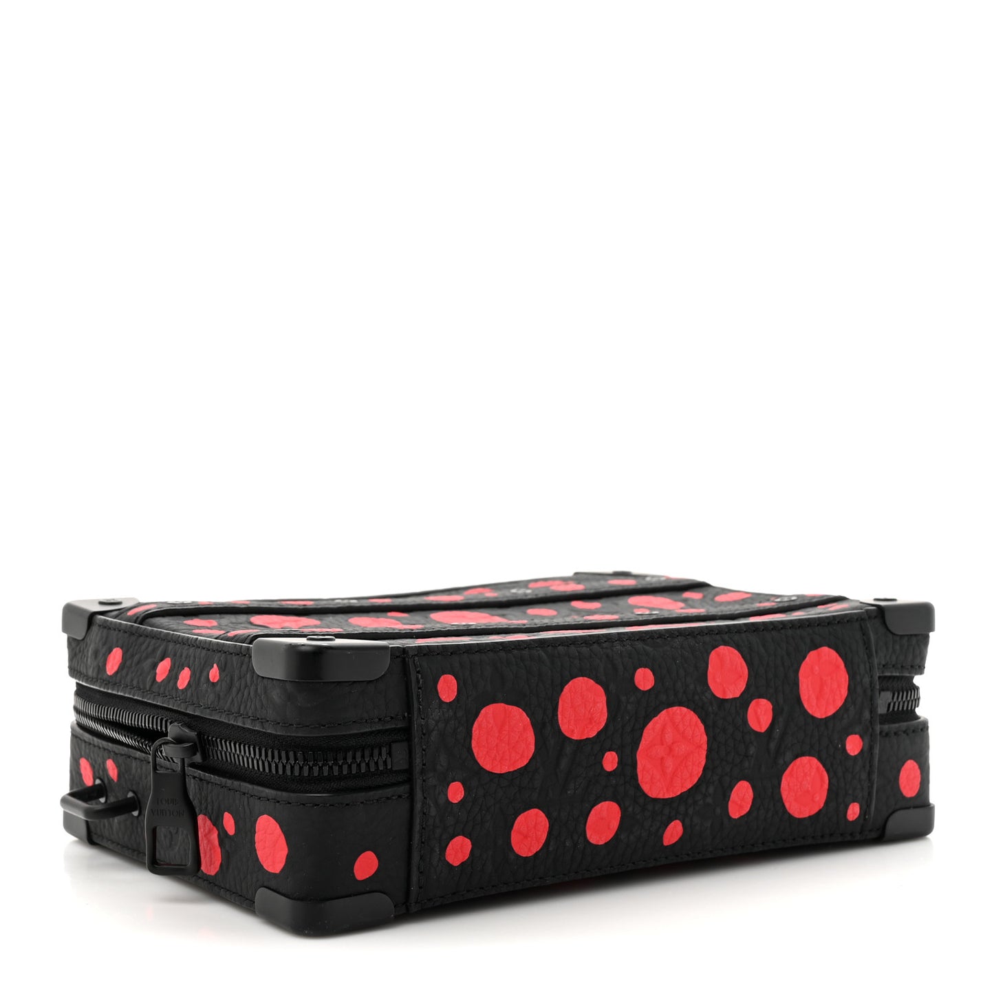 LV X YK Taurillon Monogram Handle Soft Trunk Black Red