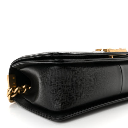 Chanel Caviar Quilted Medium Boy Flap Black 7 of 8