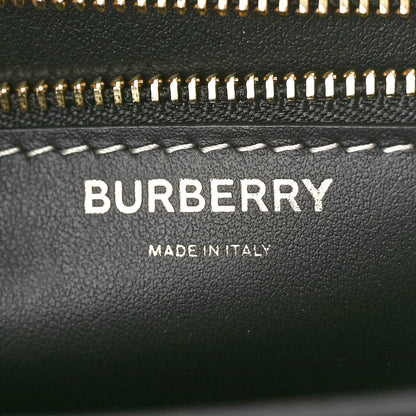 Burberry Calfskin Giant Check Print Small TB Bag Military Green 6 of 9