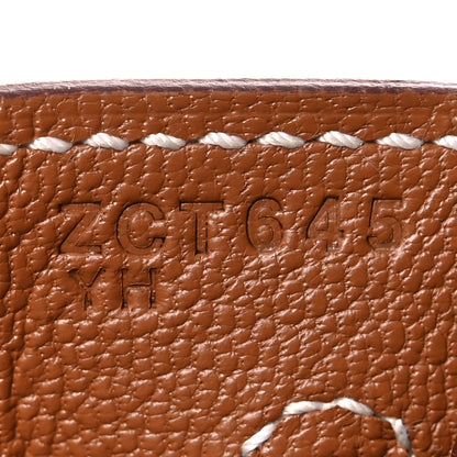 Hermes Togo Birkin 25 Gold 7 of 10