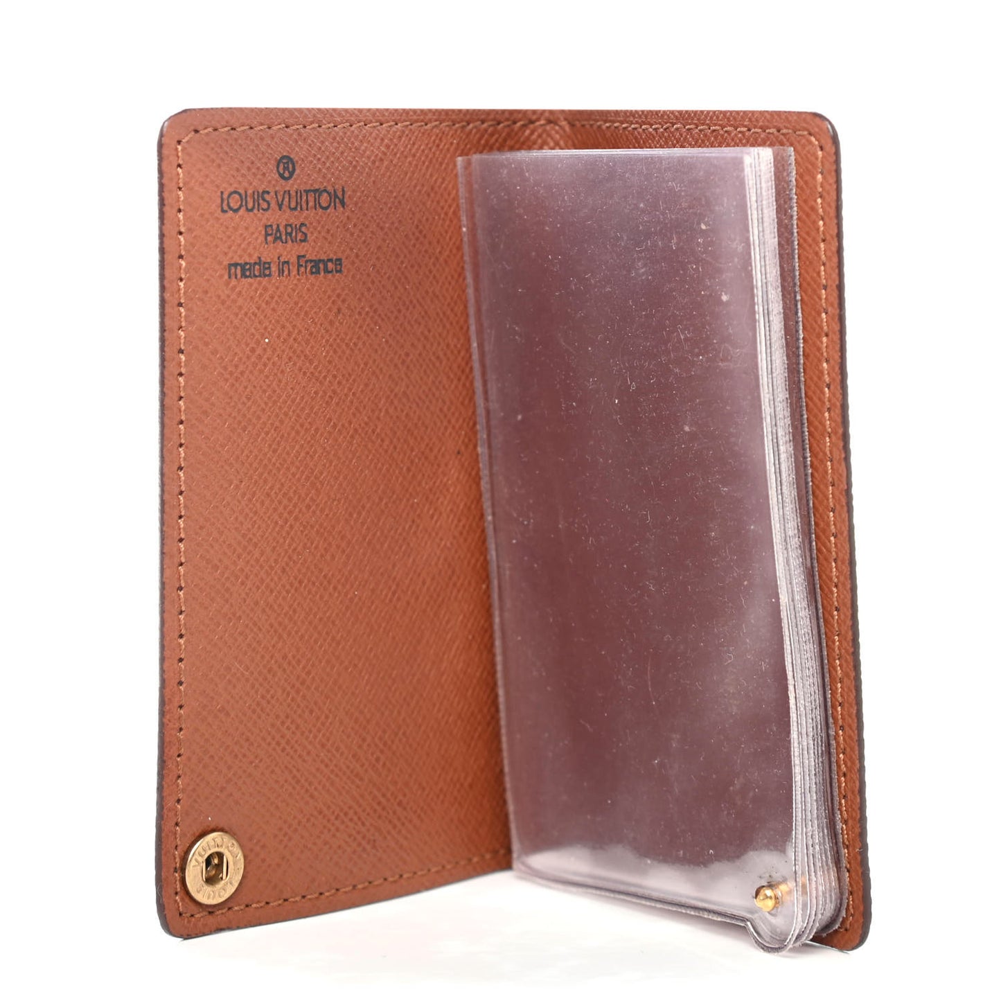 Monogram Credit Card Photo Holder