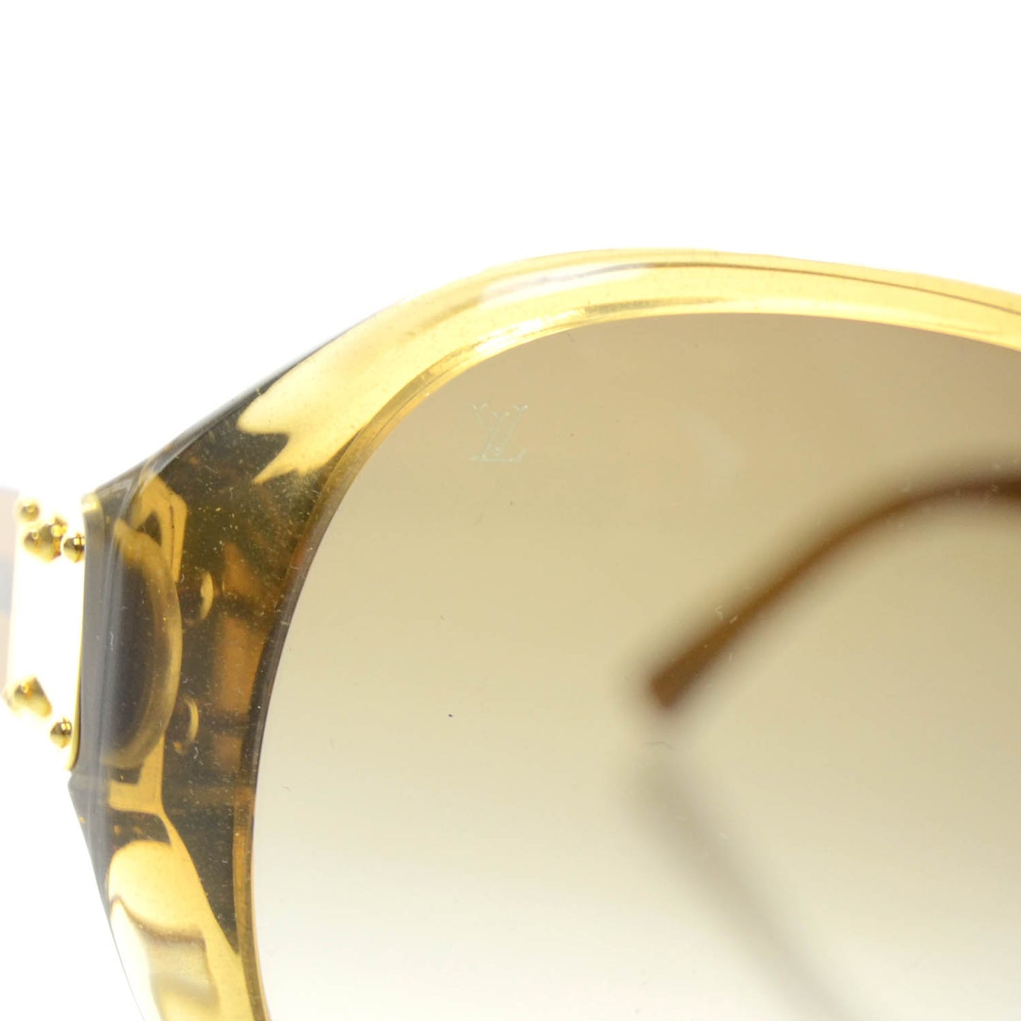 Oversized Soupcon Sunglasses Light Glitter Honey