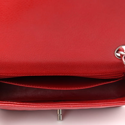 Chanel Caviar Quilted Mini Rectangular Flap Red 5 of 11