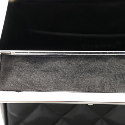 Chanel Patent Quilted Vanity Clutch Black 12 of 12