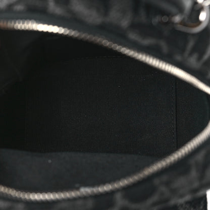 Chanel Denim Quilted Flower CC Mini Classic Backpack Black 5 of 11