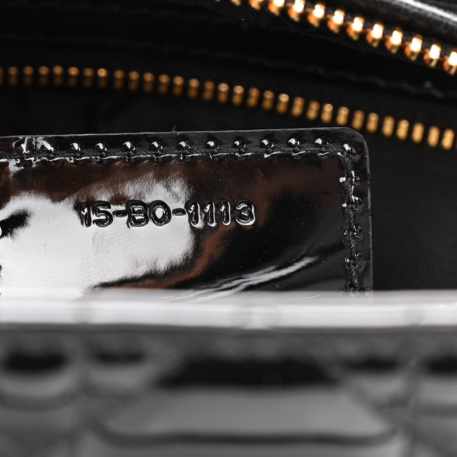 Christian Dior Patent Cannage Medium Lady Dior Black 7 of 10