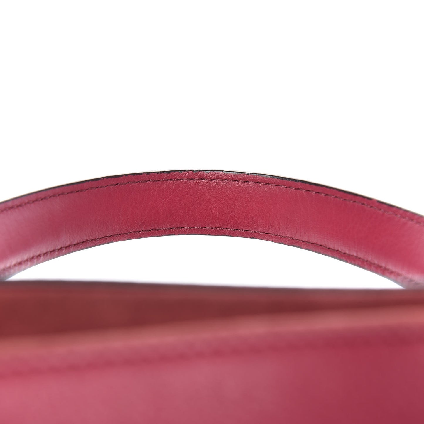 Pequin Vitello Magnetic Top Satchel Tobacco Amarena