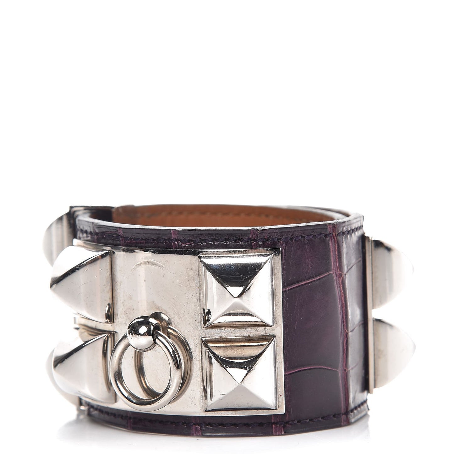Shiny Alligator Collier De Chien CDC S Bracelet Amethyst