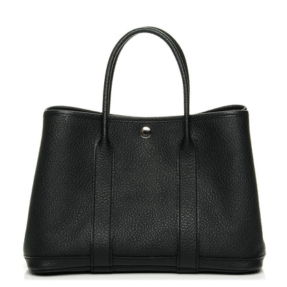 Hermes Vache Country Garden Party 30 TPM Black 1 of 6