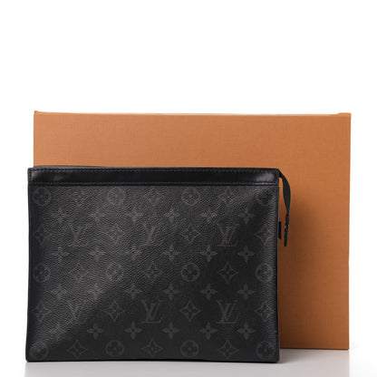 Louis Vuitton Monogram Eclipse Pochette Voyage MM 9 of 9