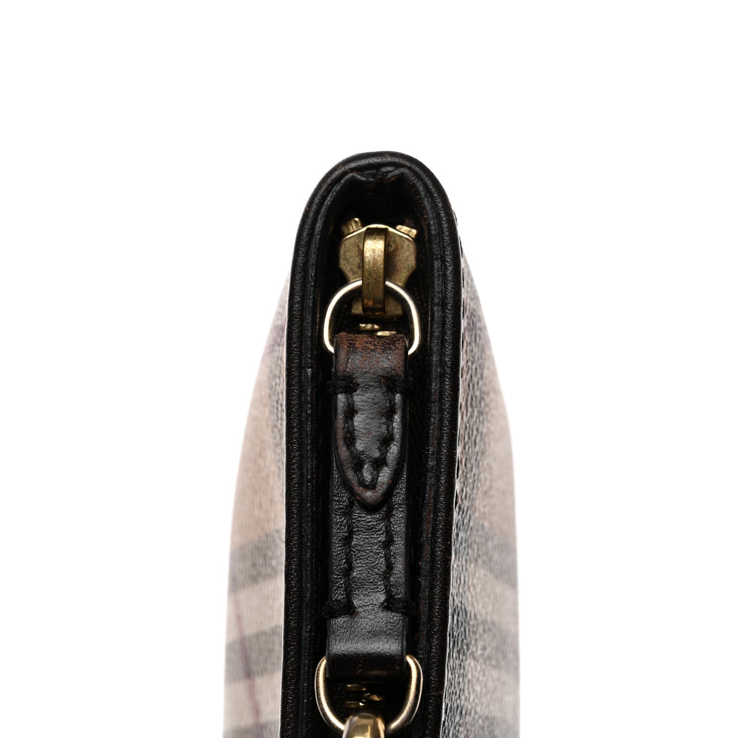 Burberry Haymarket Check Clara Pochette Chocolate 8 of 9