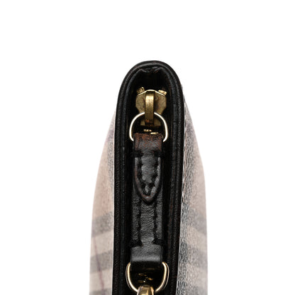 Burberry Haymarket Check Clara Pochette Chocolate 8 of 9