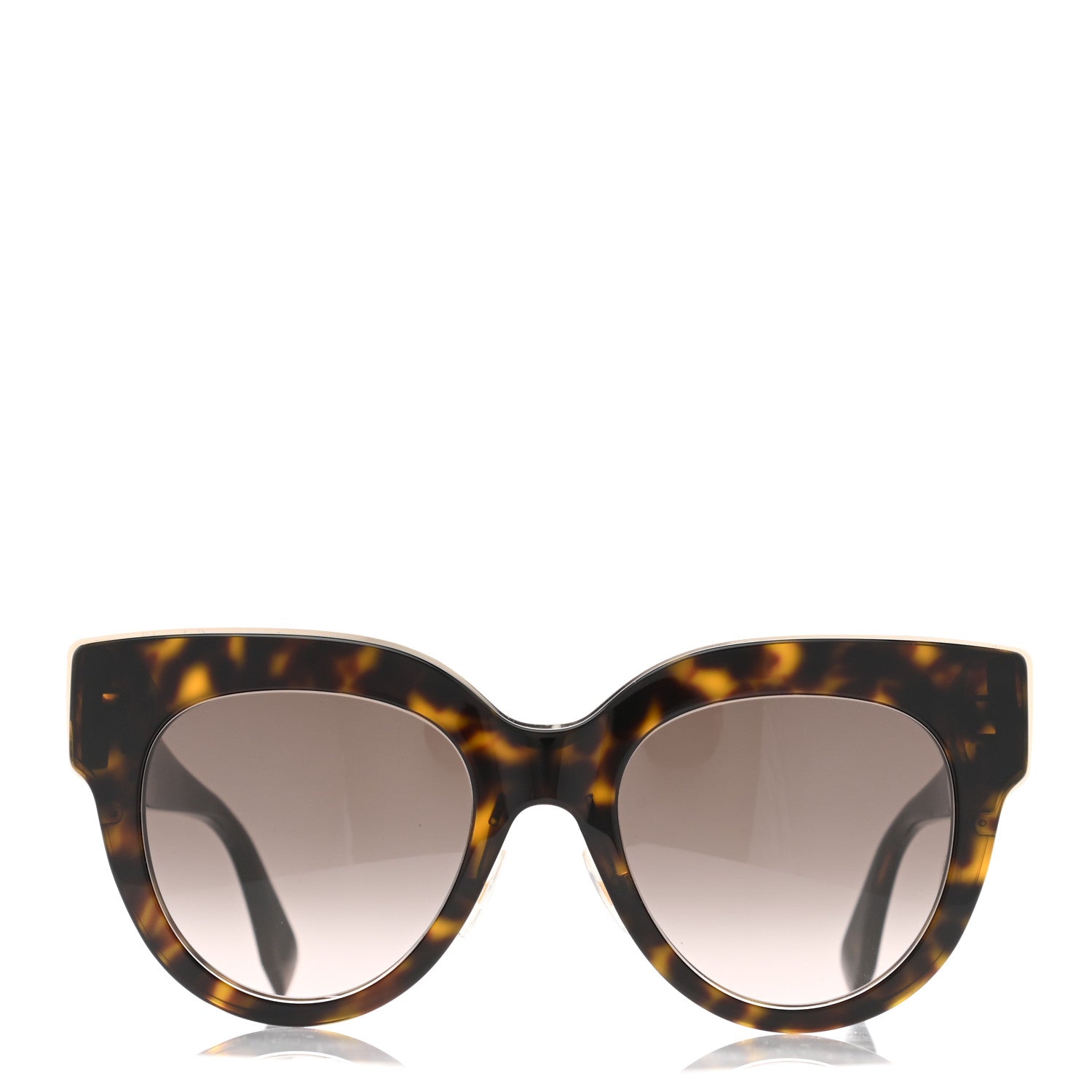 Fendi Acetate F is Fendi Cat Eye Sunglasses FF 0360/G/S Havana 2 of 7