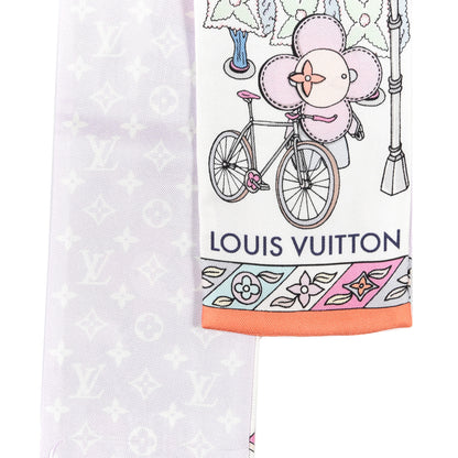 Louis Vuitton Silk Monogram Hide and Seek Bandeau Mauve 2 of 3
