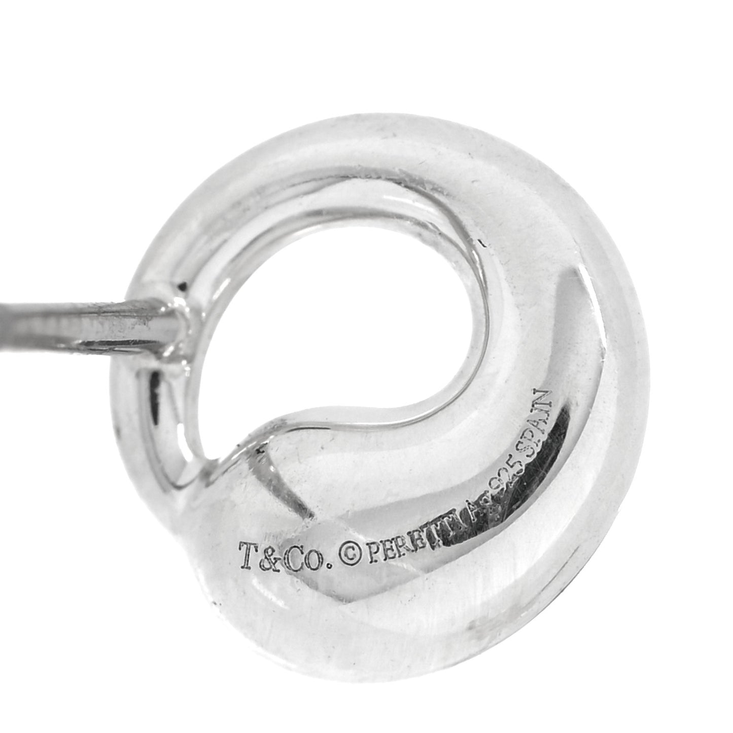 Sterling Silver 9mm Elsa Peretti Eternal Circle Earrings