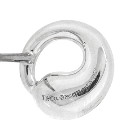 Tiffany Sterling Silver 9mm Elsa Peretti Eternal Circle Earrings 4 of 4
