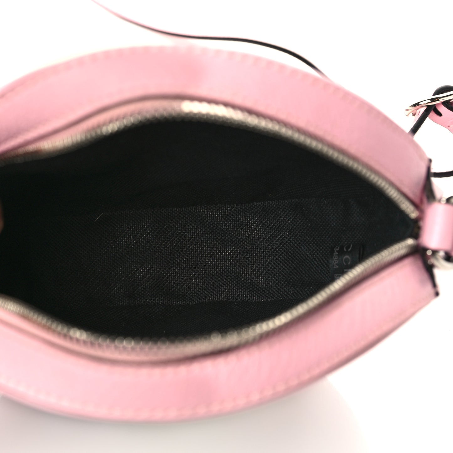 GG Supreme Monogram Psychedelic Round Shoulder Bag Black Multicolor Sugar Pink
