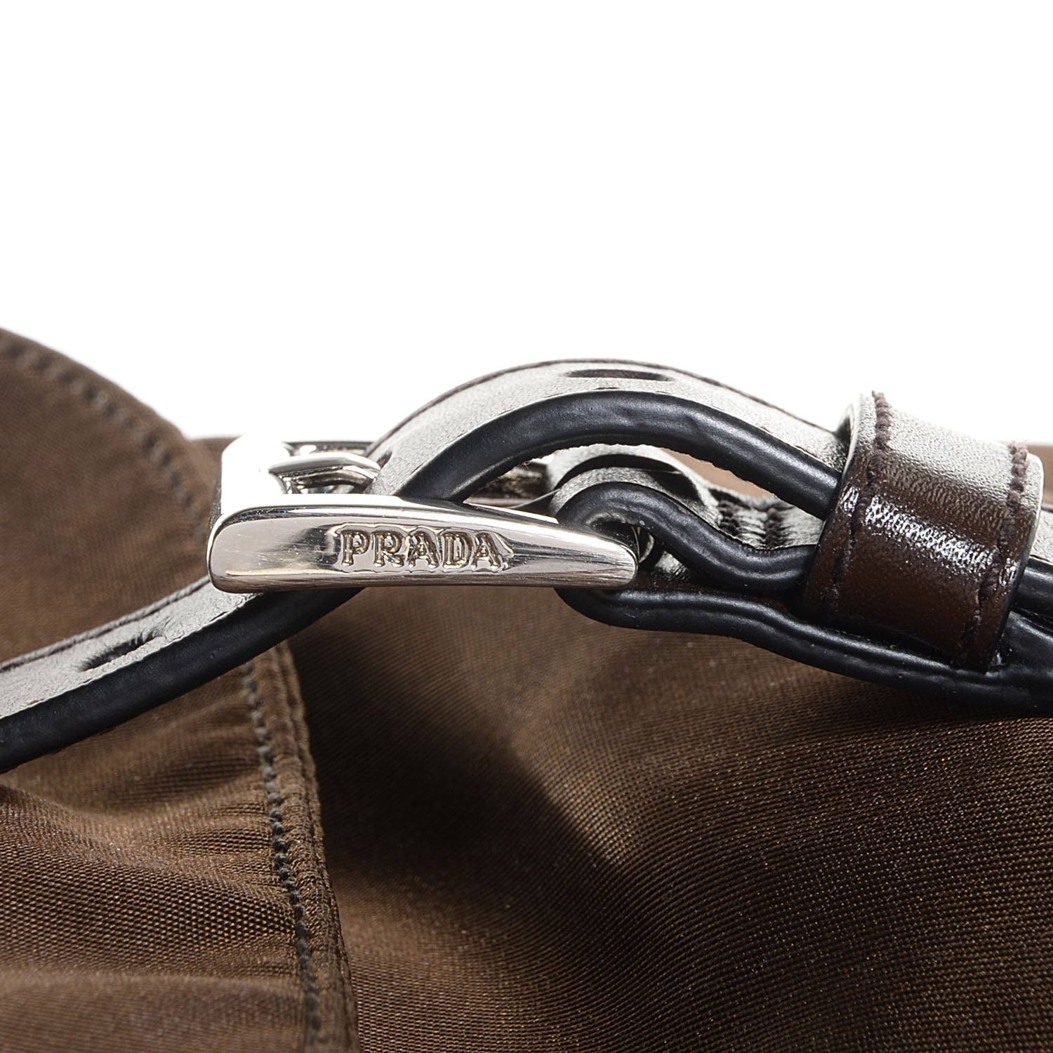 Prada Nylon Vela Messenger Bag Tundra 10 of 11