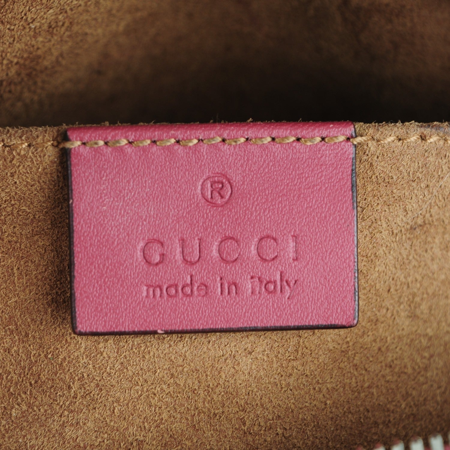Gucci GG Supreme Monogram Blooms Mini Chain Shoulder Bag Beige Multicolor Dry Rose 7 of 8