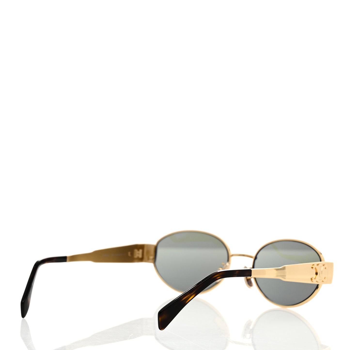 Metal Triomphe 01 Sunglasses CL40235U Gold Green