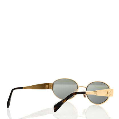 Celine Metal Triomphe 01 Sunglasses CL40235U Gold Green 4 of 7