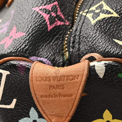 Louis Vuitton Monogram Multicolor Speedy 30 Black 6 of 12