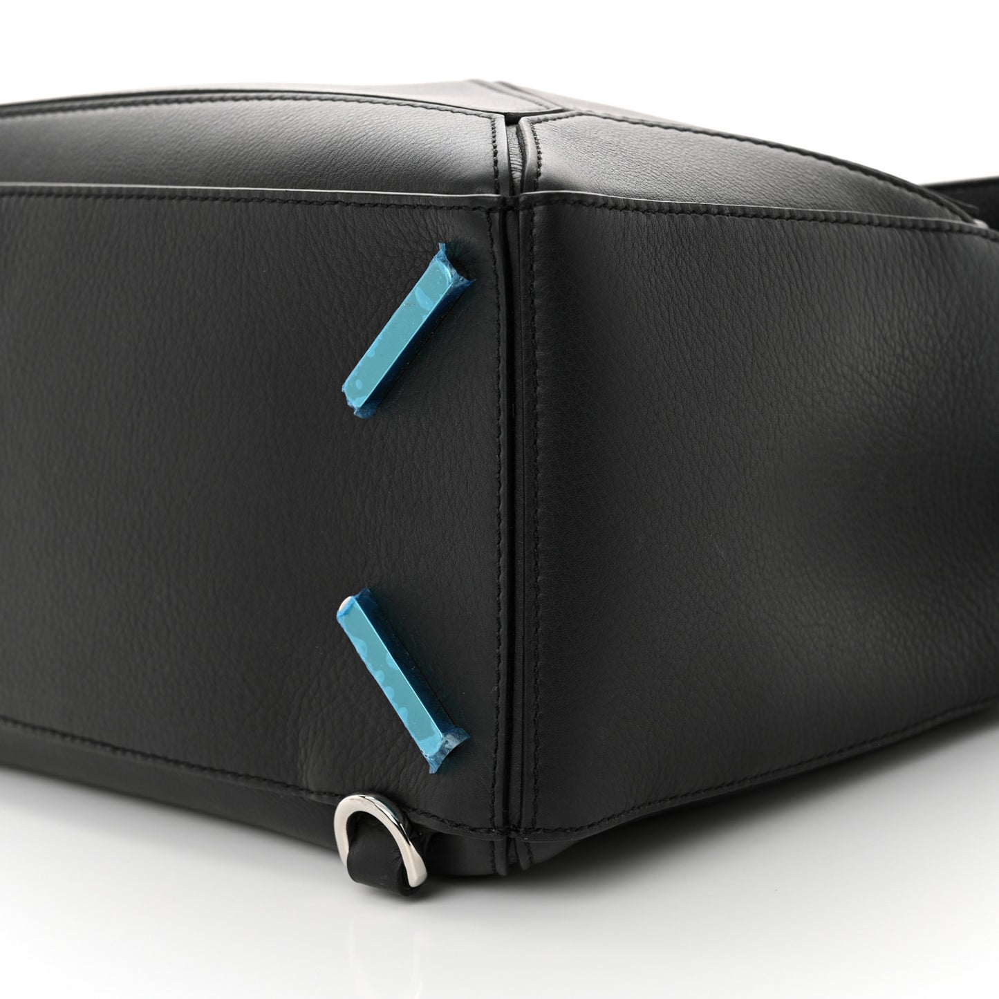 Calfskin Medium Puzzle Bag Black