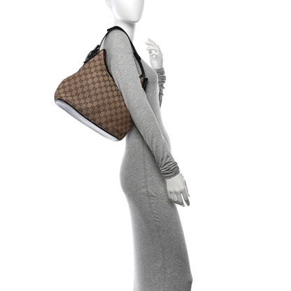 Gucci Monogram Small Hobo Dark Brown 2 of 11