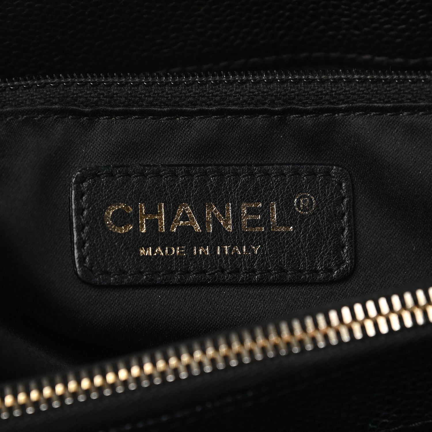 Chanel Caviar Quilted Grand Shopping Tote GST Black 6 of 10