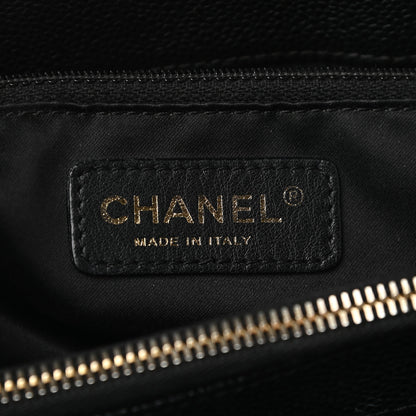 Chanel Caviar Quilted Grand Shopping Tote GST Black 6 of 10
