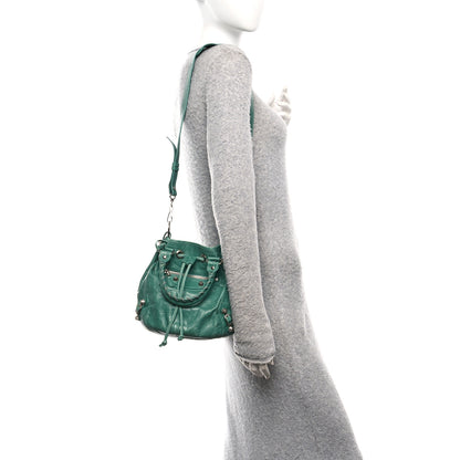 Balenciaga Agneau Giant 12 Silver Hardware Mini Pompon Sauge 2 of 12