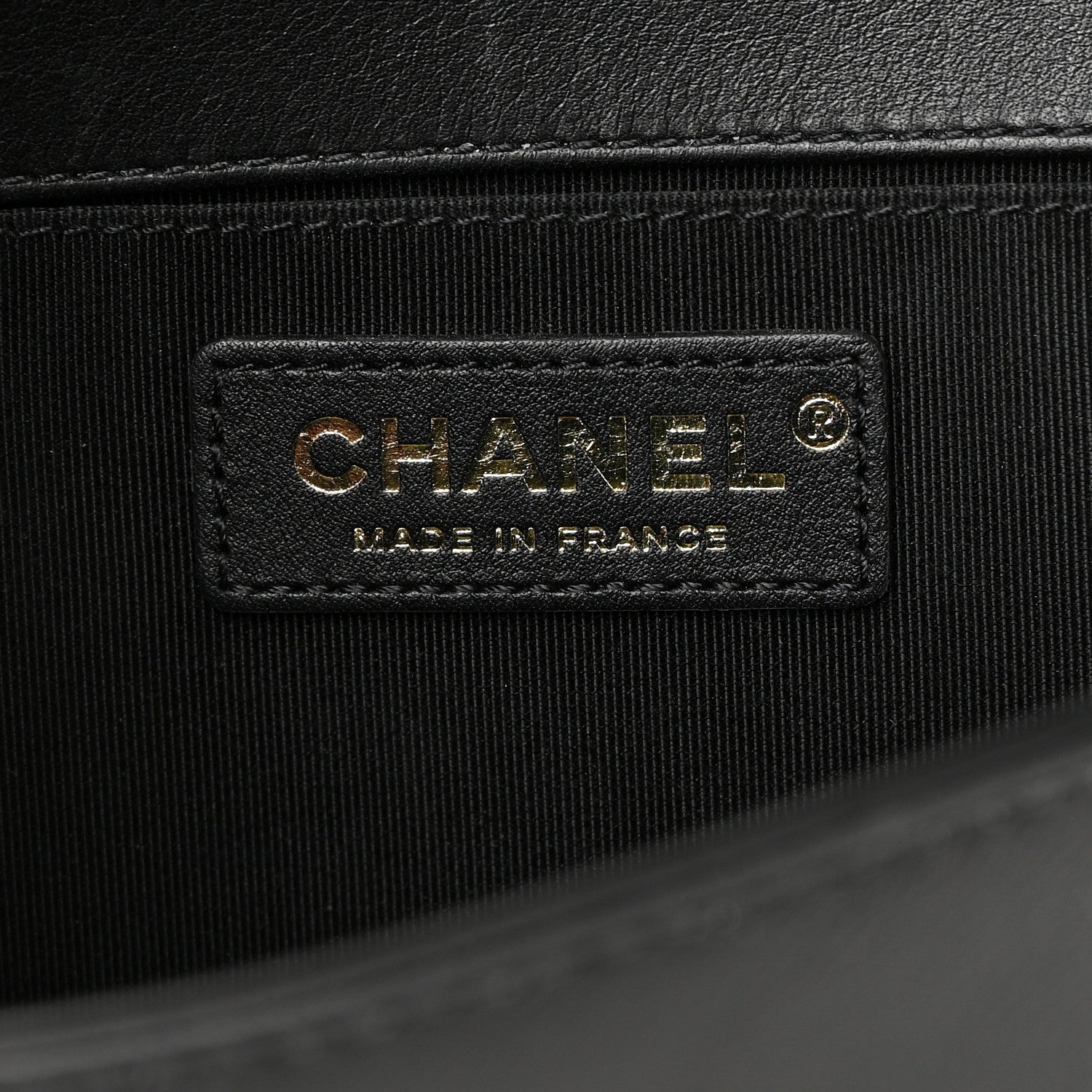 Chanel Calfskin Quilted Medium Boy Top Handle Flap Black 6 of 16