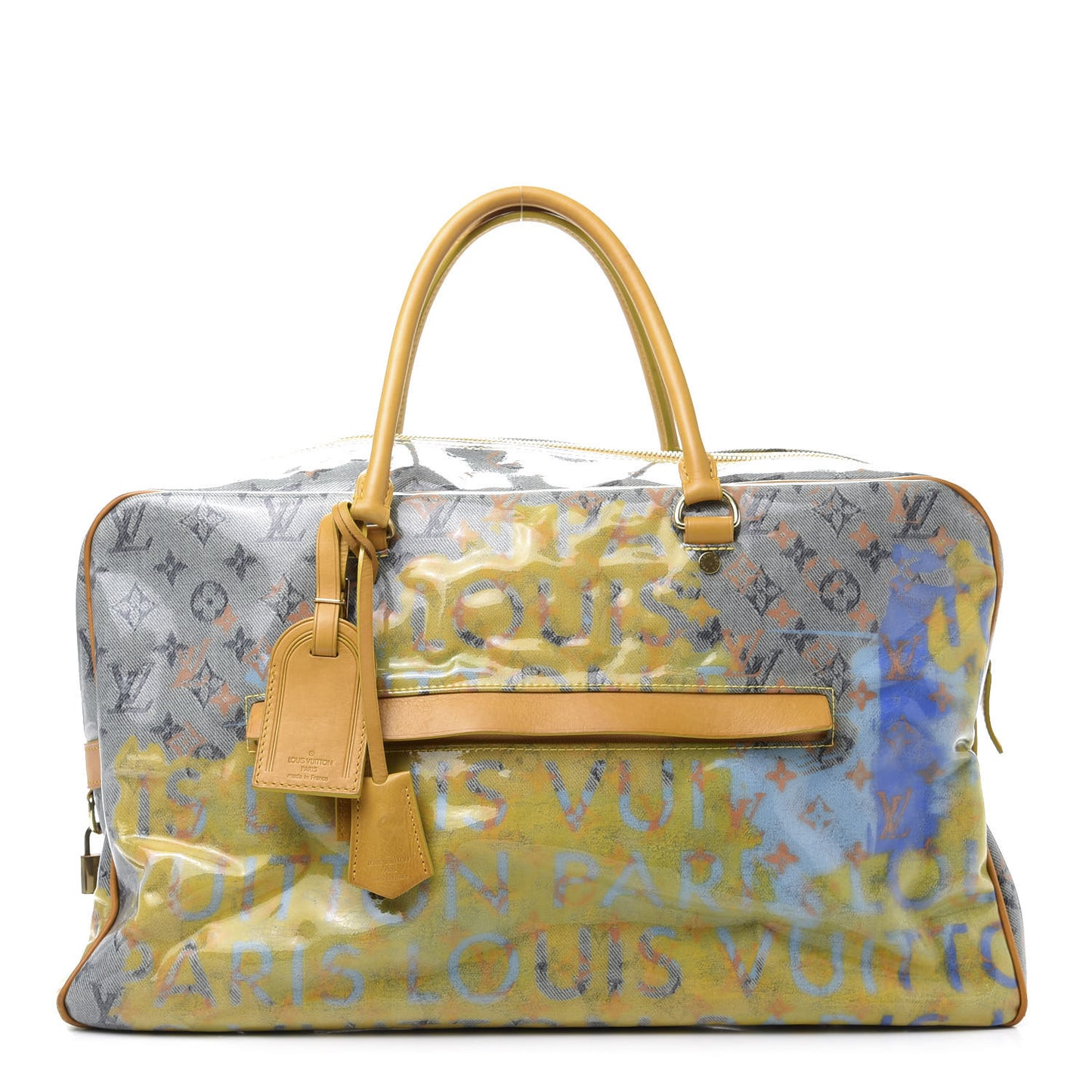 Monogram Pulp Defile Weekender GM Yellow