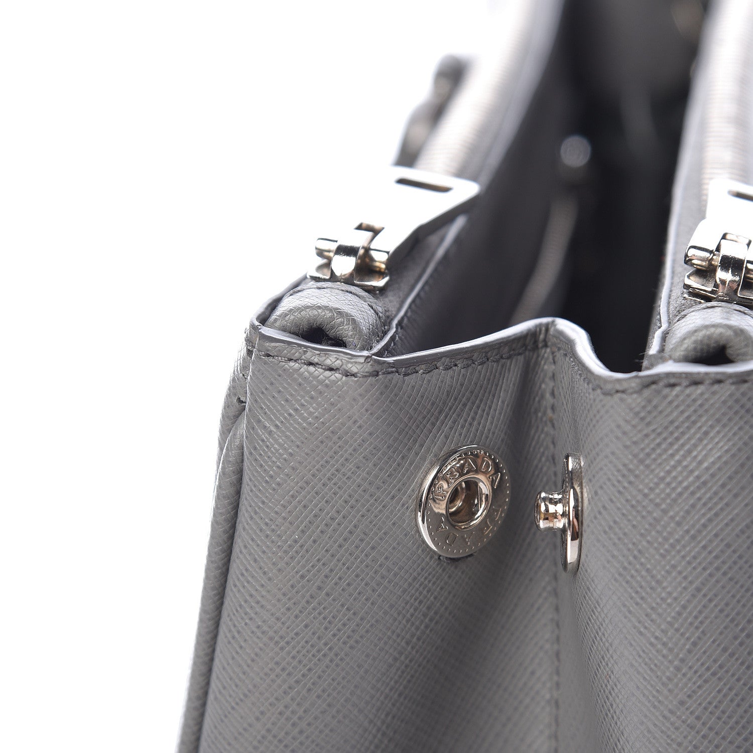 Prada Saffiano Small Galleria Double Zip Tote Marmo 12 of 18