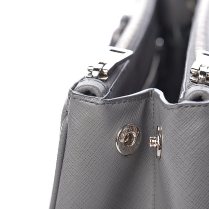 Prada Saffiano Small Galleria Double Zip Tote Marmo 12 of 18