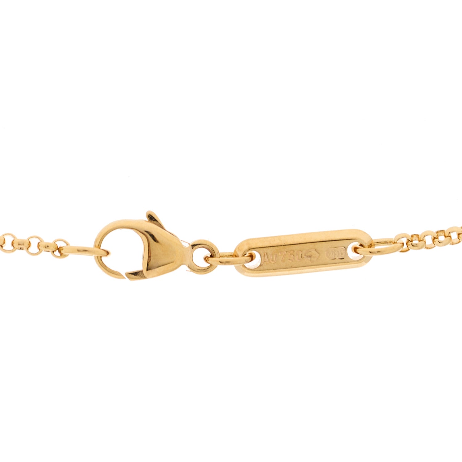 Chopard 18K Rose Gold Diamond Happy Diamonds Round Pendant Necklace 5 of 5