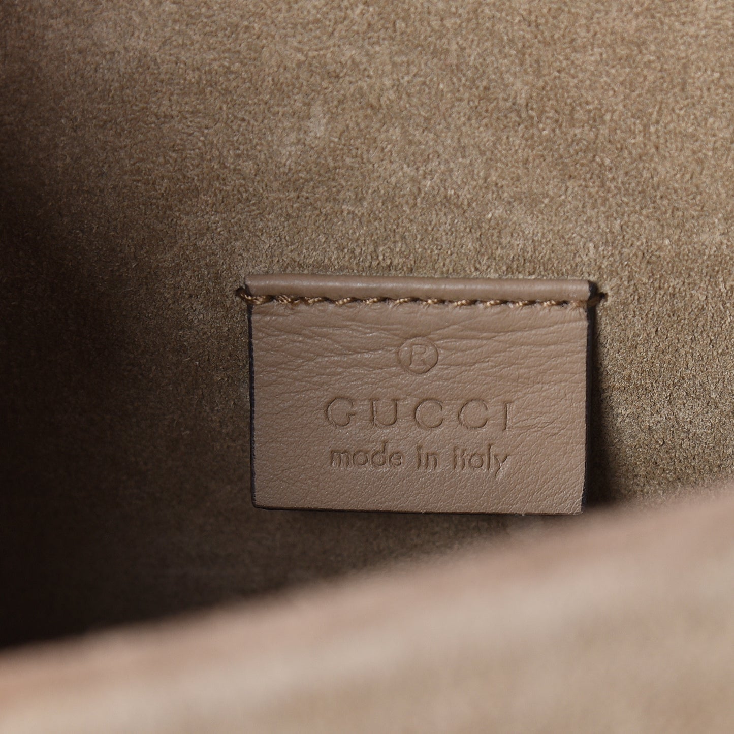 GG Supreme Monogram Mini Dionysus Shoulder Bag Taupe